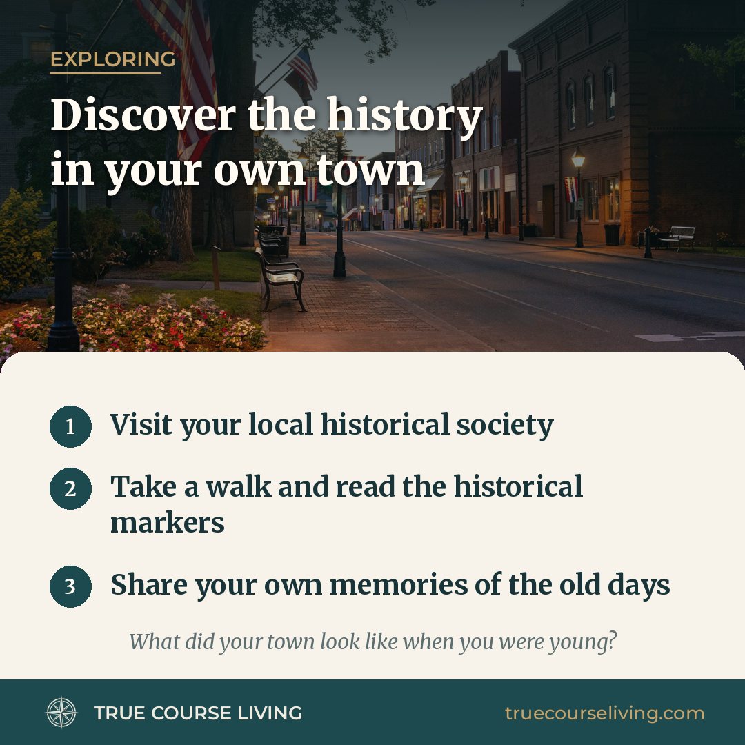 Tip card: Discover the History in Your Own Town