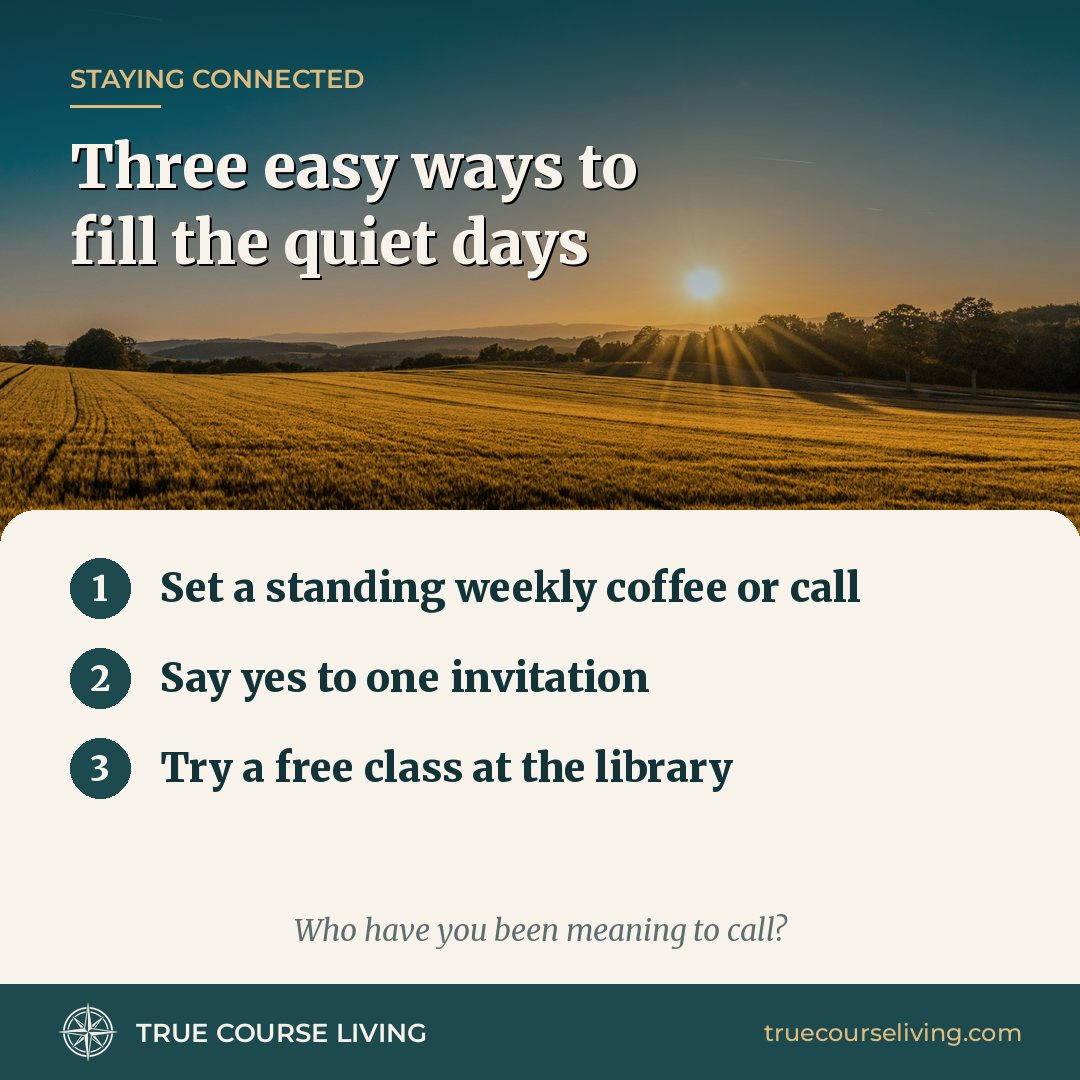 Tip card: Things to Do in Retirement: 3 Easy Ways to Fill the Quiet Days After 60