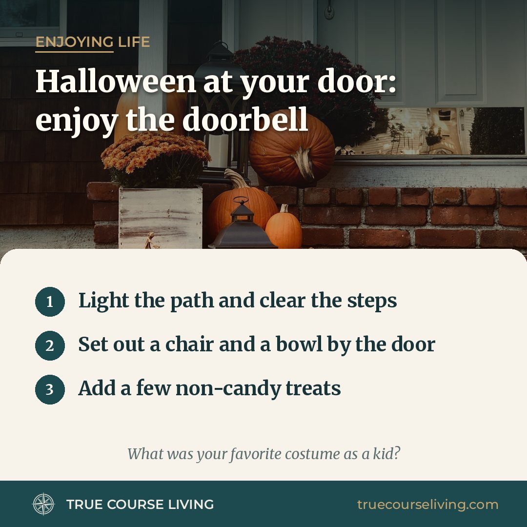 Tip card: Halloween at Your Door: Enjoy the Doorbell